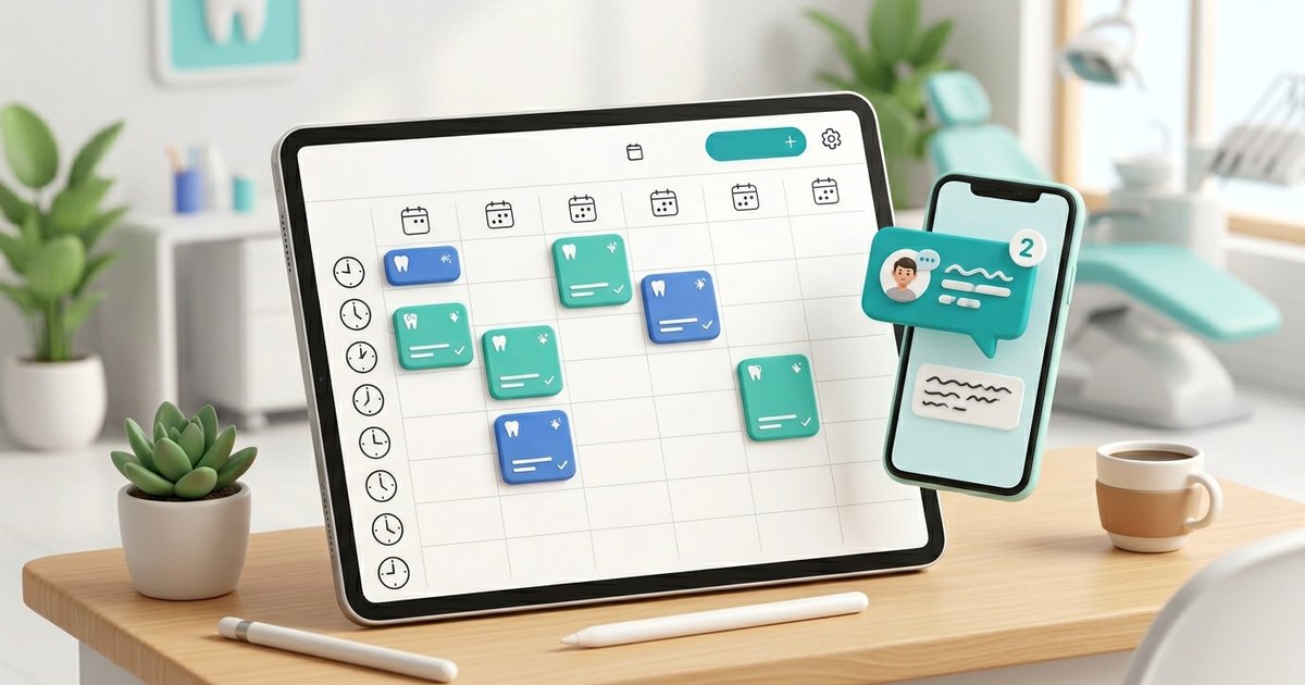 Автоматизация расписания стоматологии — цифровой календарь с загрузкой кресел