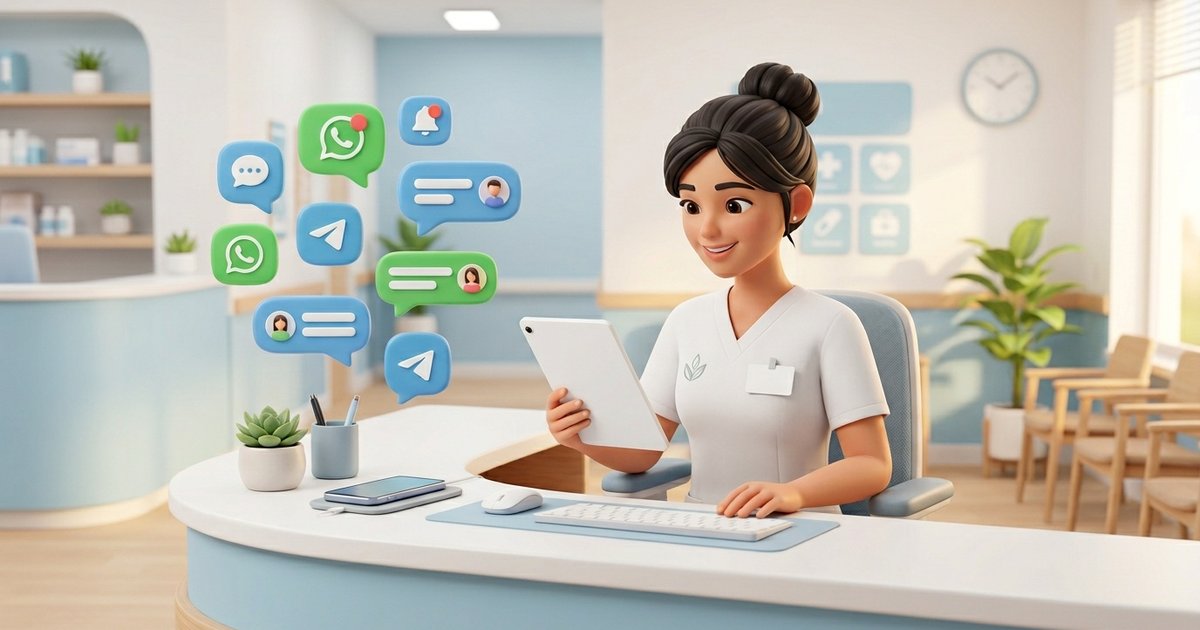 Мессенджеры для клиники: интеграция Telegram и WhatsApp — обложка