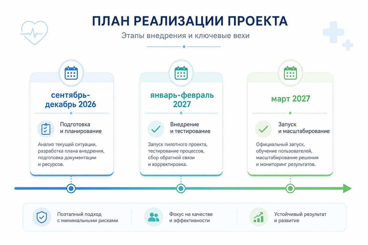Чек-лист клиники по срокам перехода на электронную медицинскую документацию