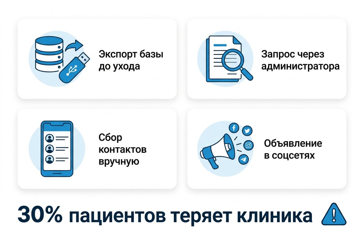4 схемы увода пациентов врачом при увольнении