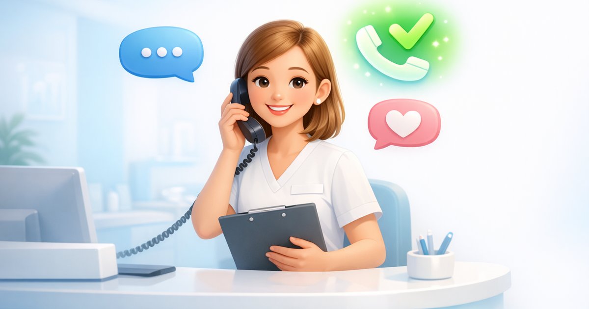 Администратор стоматологии работает с входящим звонком — обложка статьи
