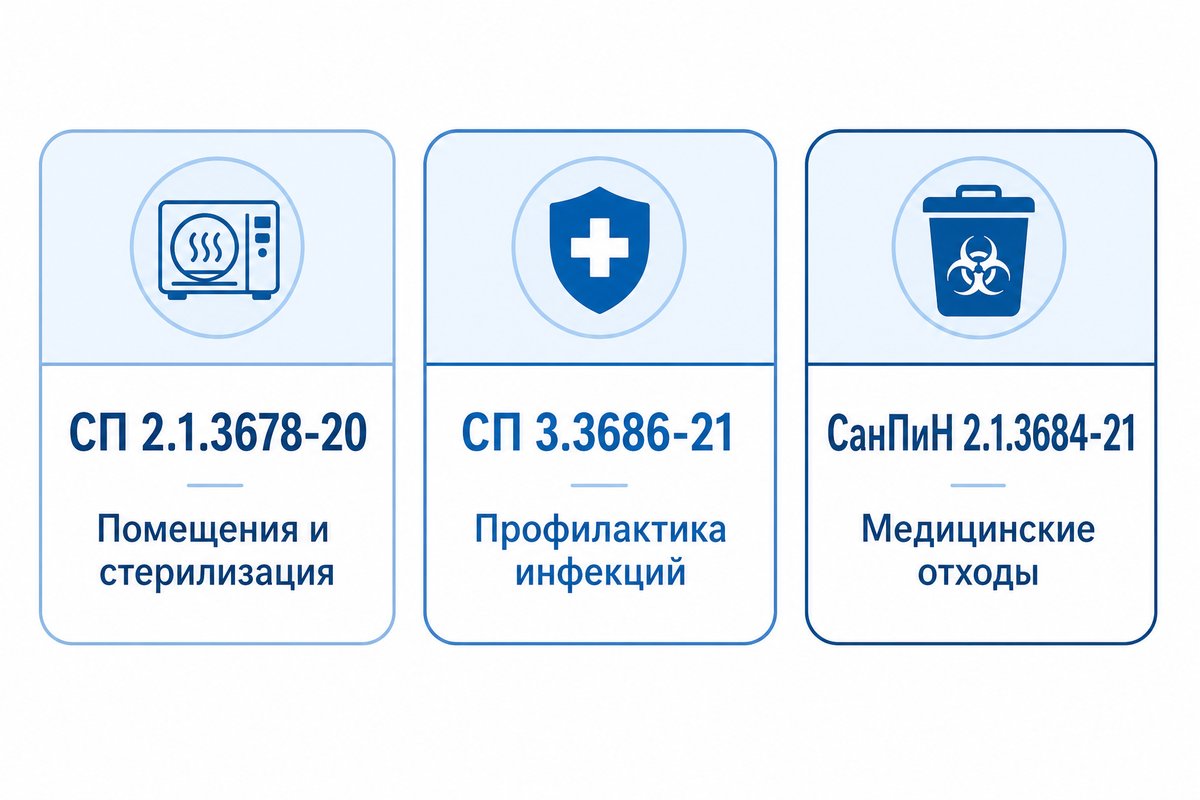 Три основных СанПиНа для стоматологии
