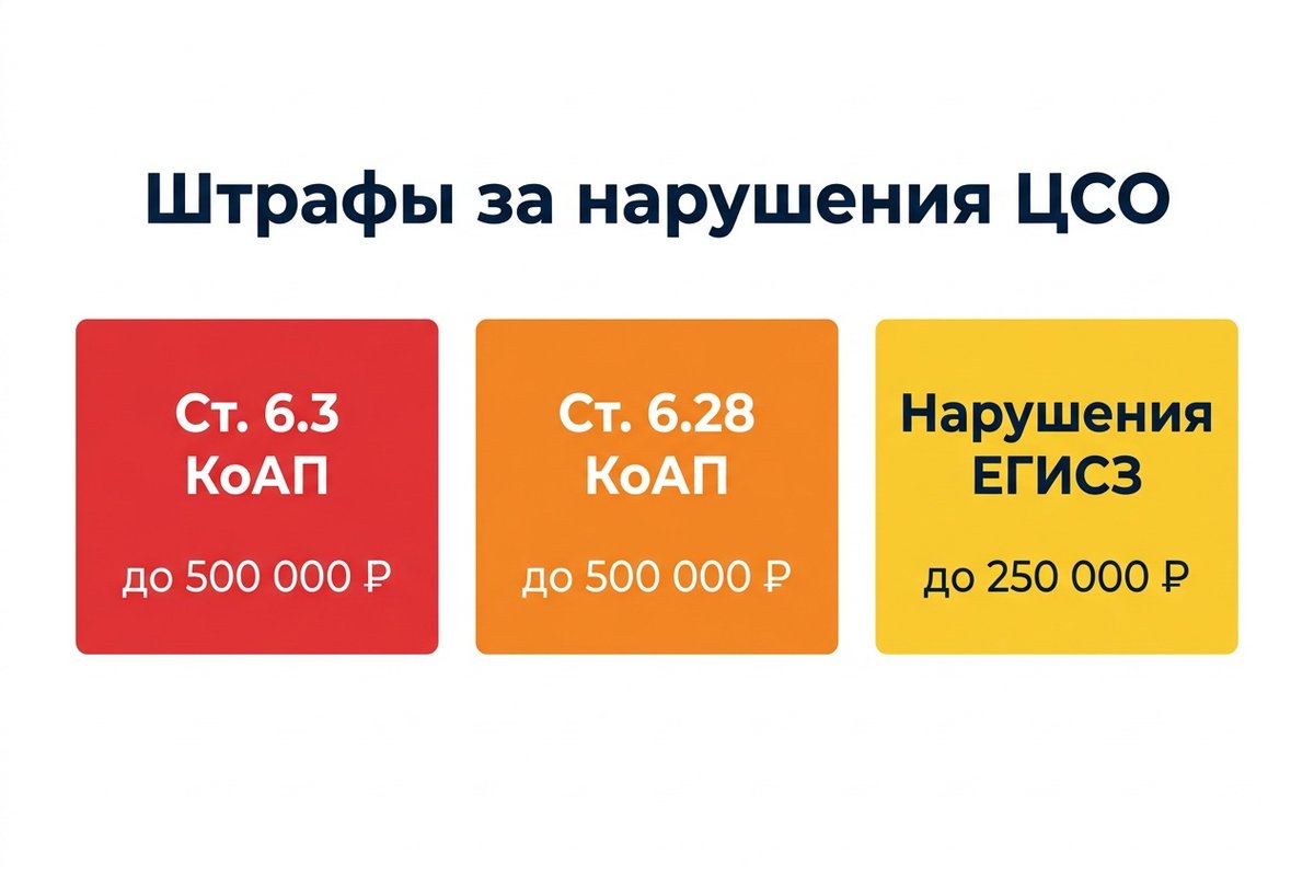 Штрафы Росздравнадзора за нарушения ЦСО — три статьи КоАП