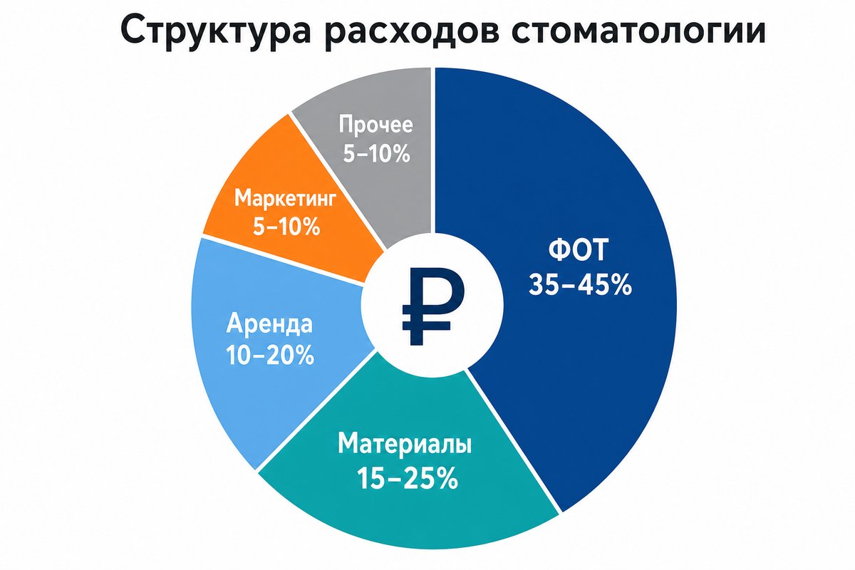 Структура расходов стоматологии