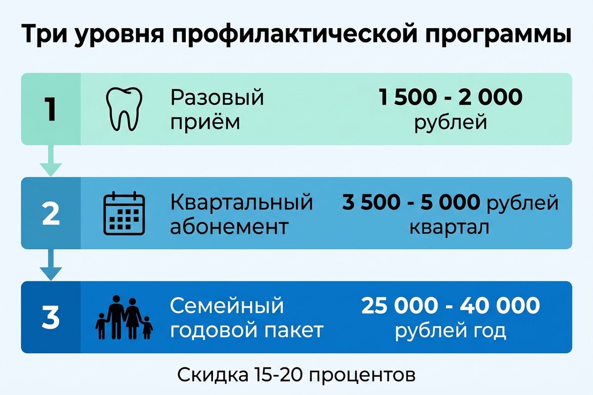 Три уровня детской профилактической программы в стоматологии — цены и структура