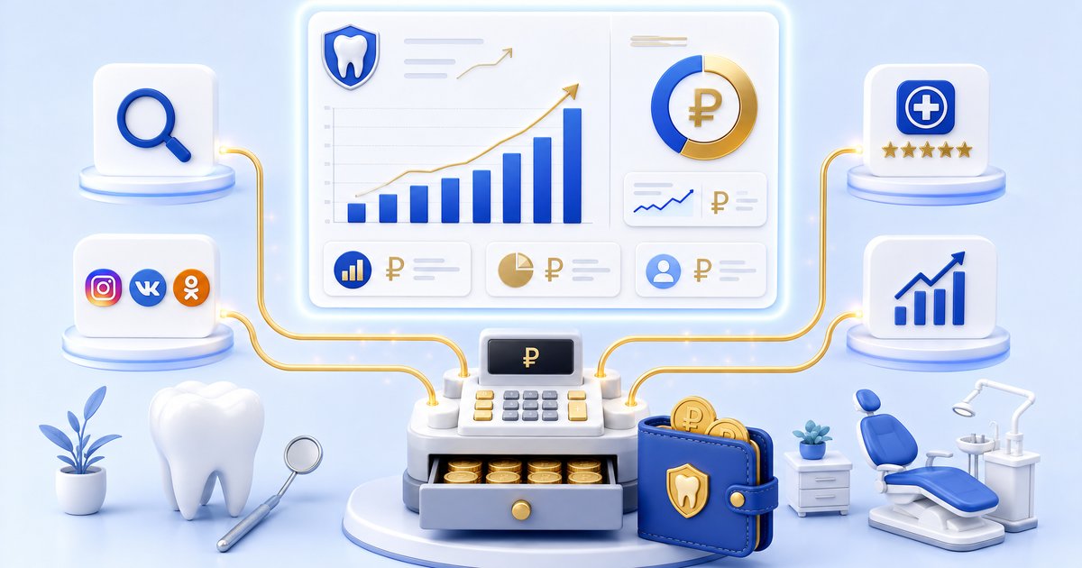 Revenue-based маркетинг клиники: сквозная аналитика от рекламы до выручки